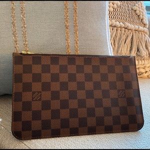 Authentic Louis Vuitton Neverfull Pouch
